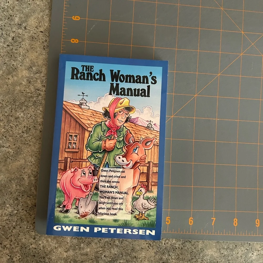 📕 Out of Print The Ranch Woman’s Manual [Gwen Peterson], Like New,Western Decor